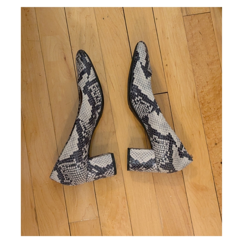 Snakeskin Patterned Women's Shoes